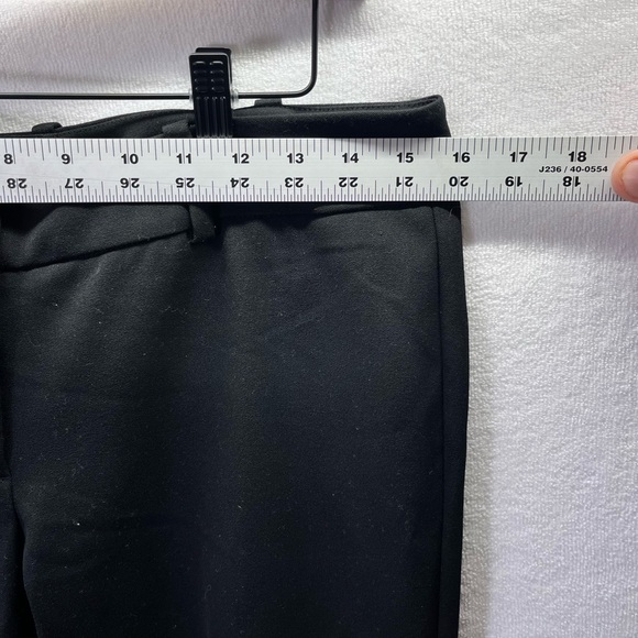 Ann Taylor Petite Black Wide Leg Dress Pants Womens 6P Modern Stretch 1999 - Picture 4 of 9